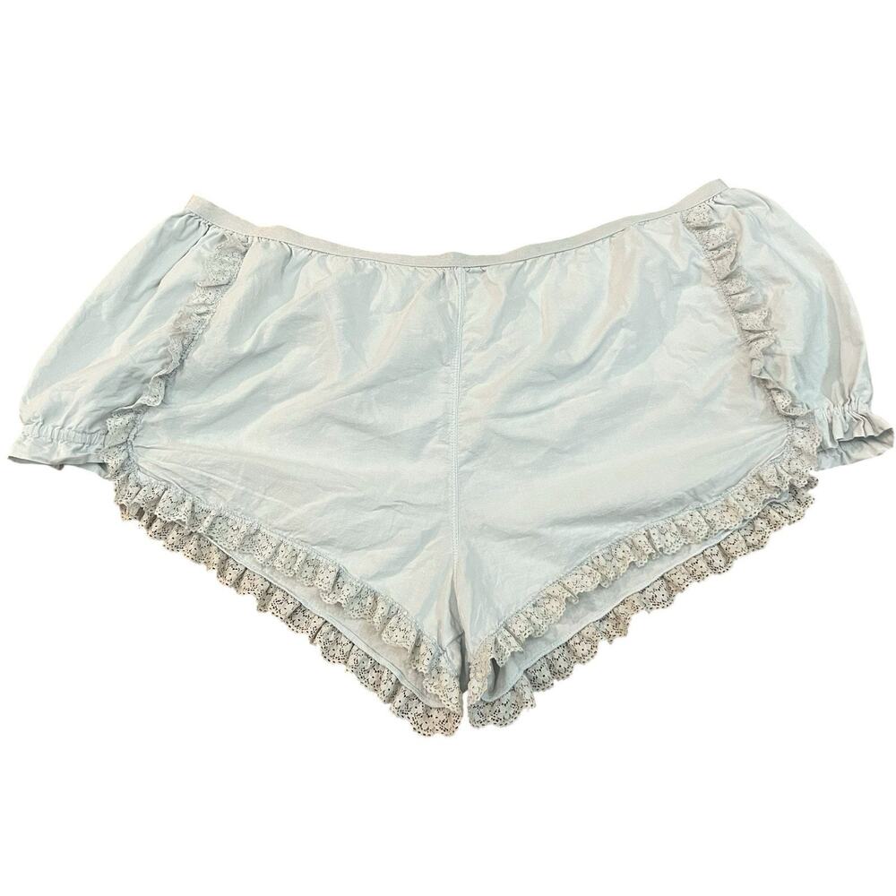 Free People Intimately Forget Me Not Shorties Bloomers Large Sleep Shorts Ruffle - Picture 1 of 8